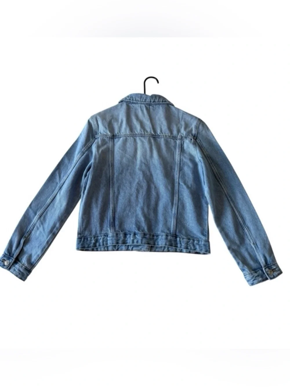 New ZARA NWOT Kids Light Blue Denim Jacket